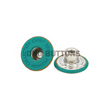 Premium Custom Brass Logo Denim Buttons for Stylish Apparel