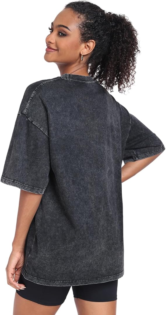 Women's Oversized T-Shirt Loose Fit Short Sleeve Tee Casual Streetwear Sportswear Summer Top Quick Dry Eco-Friendly