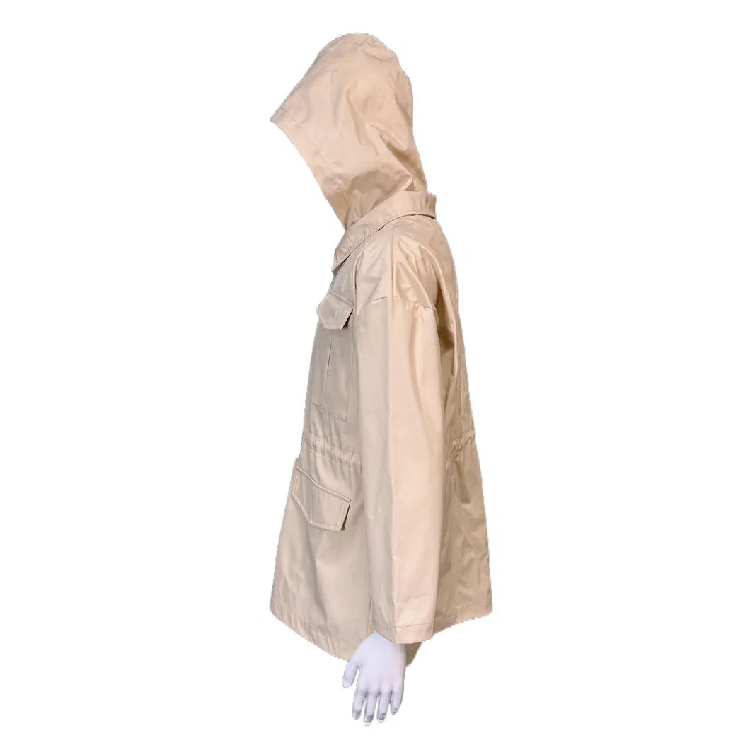 Outer Wear Waterproof MIDI Women for Winter Coat Girl with Hood Women's Outerwear