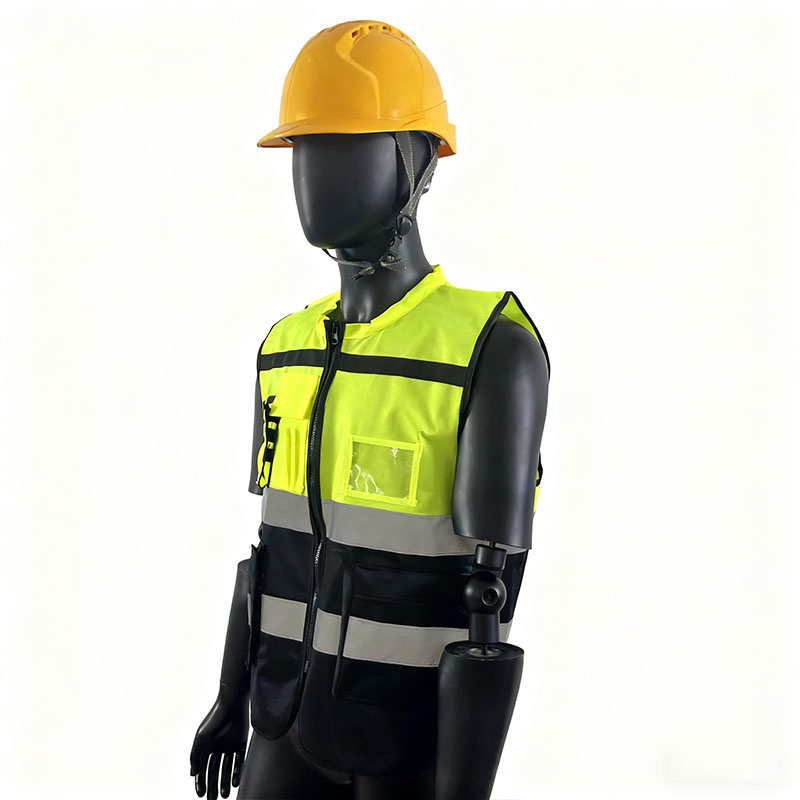 Professional Supplier Multiple Sizes Multi-Pocket Loose Fit Reflective Safety Clothing for Road Construction