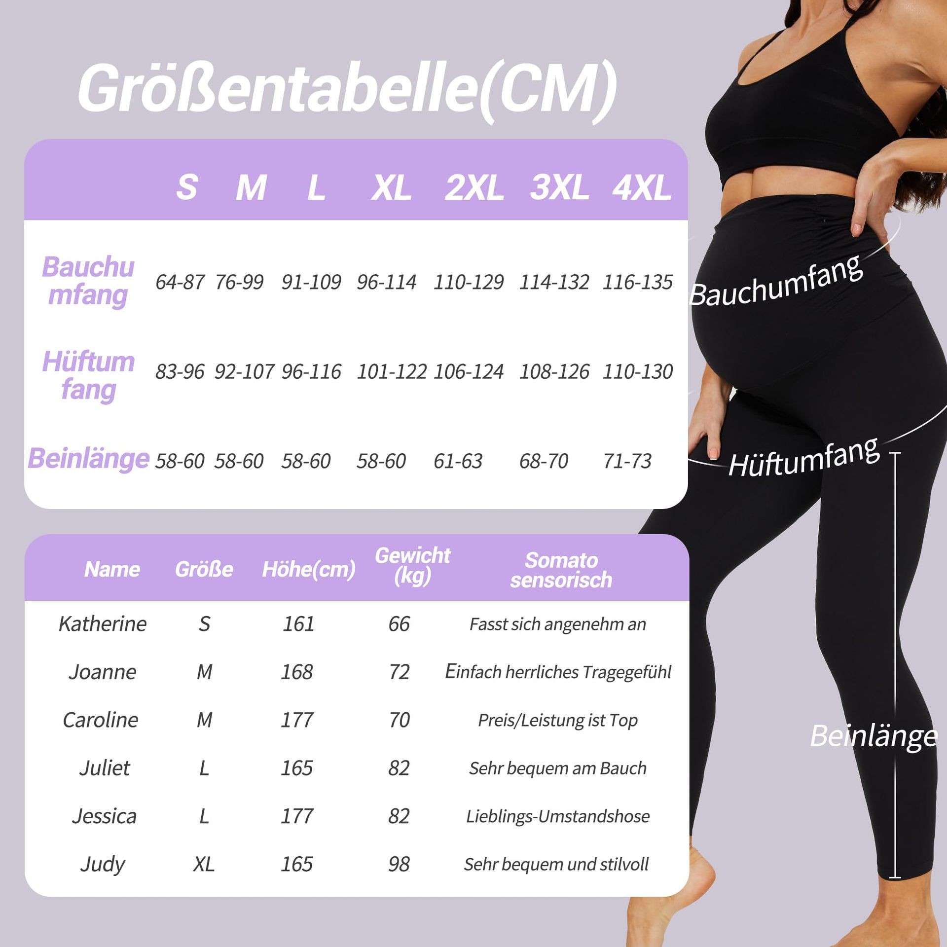 Maternity Yoga Pants View 1