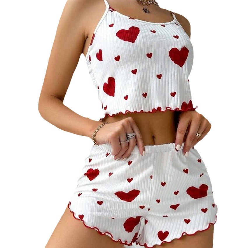 High Quality Summer Solid Print High Quality Pajama Pregnant Women's Pajamas and Home Clothes Sets