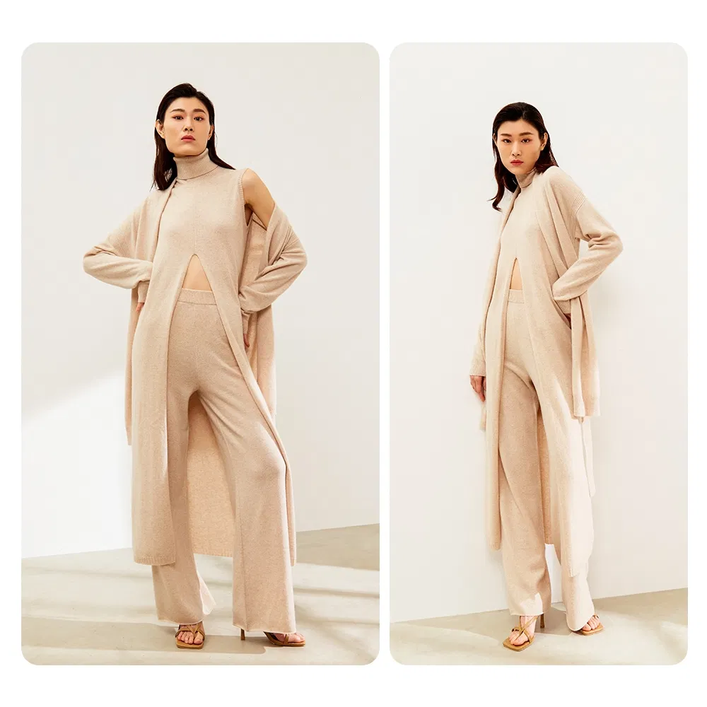 Women Knitwear Winter Causal Long Knit Sweater