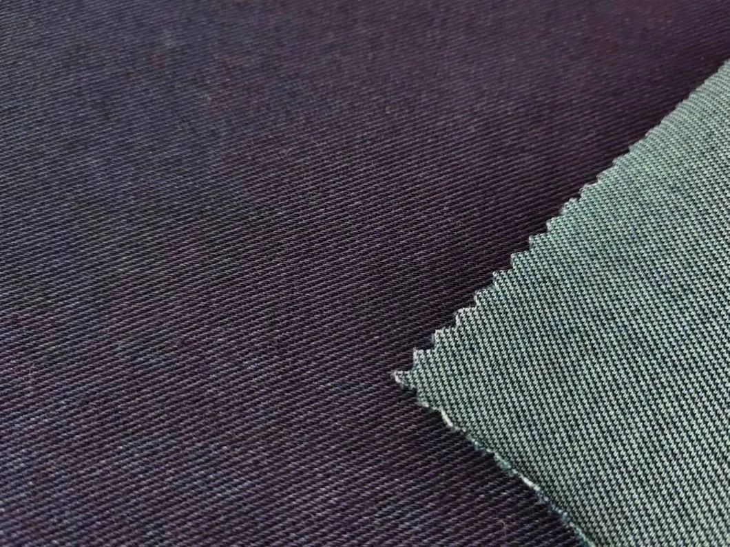 Cotton/Polyester Spandex Indigo Knit Denim Wholesale High Quality Knitted Fabric for Apparel Home Decor Upholstery