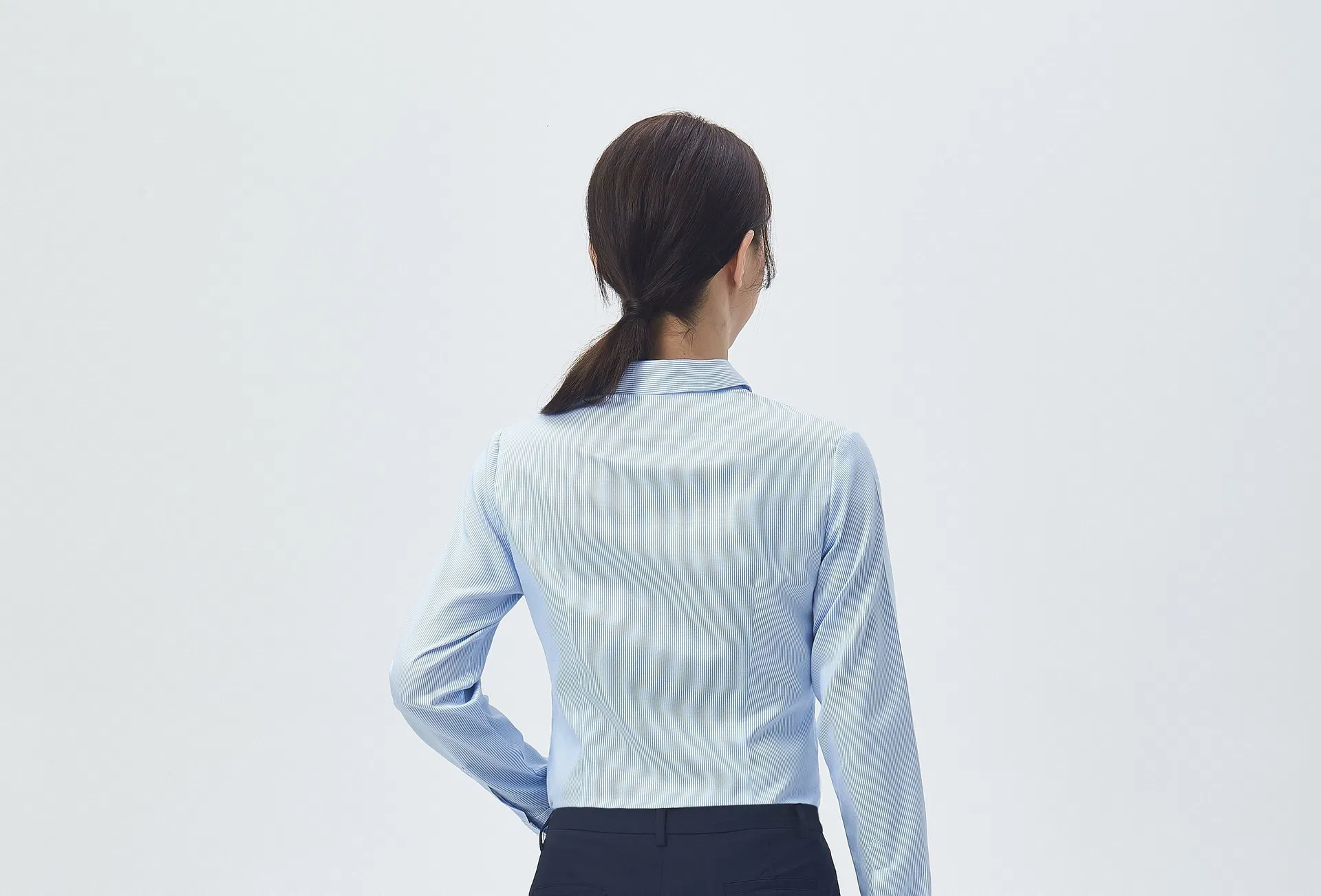 Trendy Women's Comfortable Dress Shirt - Weave Fabric for Business Attire