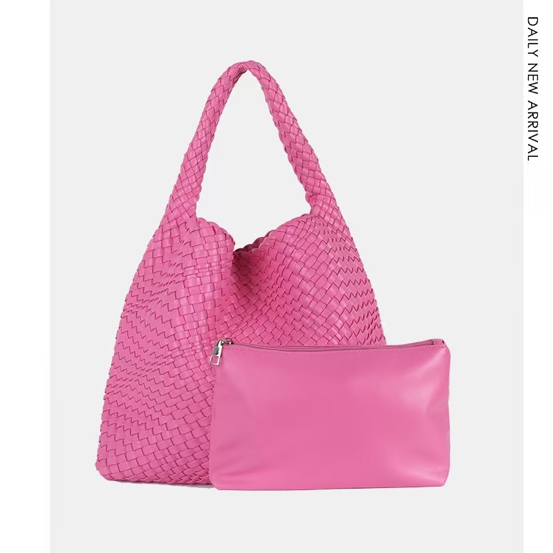 Fashion Women's Casual Tote Bag PU Leather Durable Waterproof Megnetic Zipper Closure Soft Stylish Large Capacity Eco-Friendly