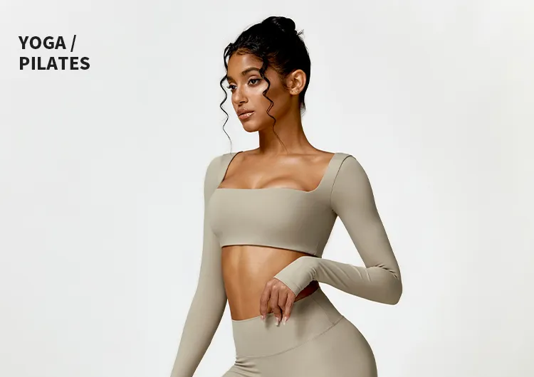Custom Wholesale Sportswear Active Wear Women Yoga Set