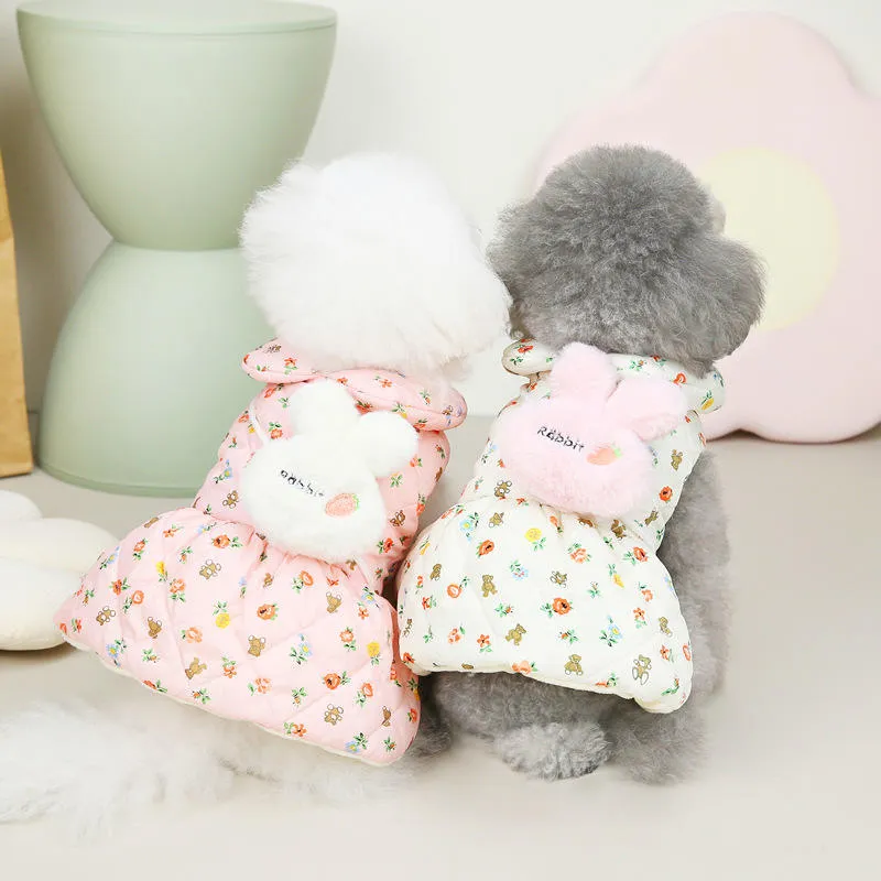 Wholesale Denim Fabric Lovely Dog Skirt Pet Cat Princess Dress Apparel