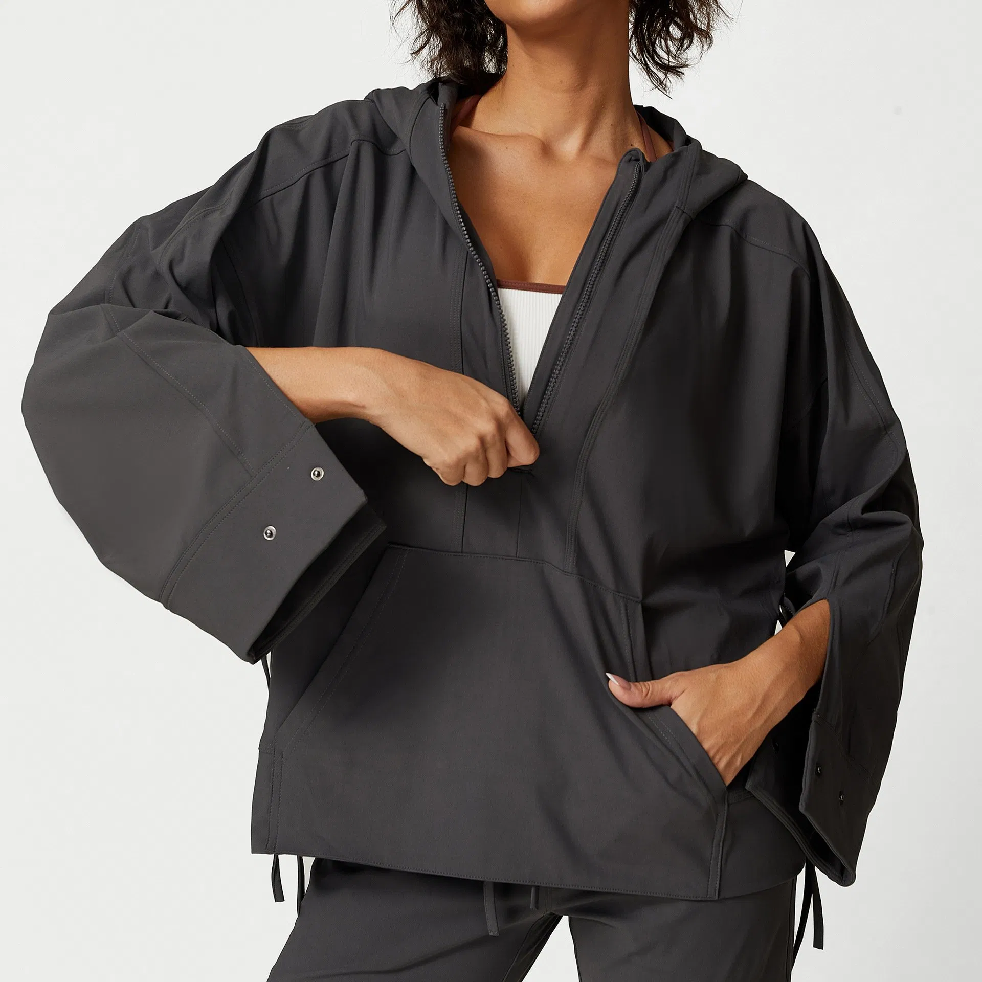 New Fashionable Spring/Summer Streetwear Women Casual Sweatshirt Yoga Outdoor Leisure Sports Wear