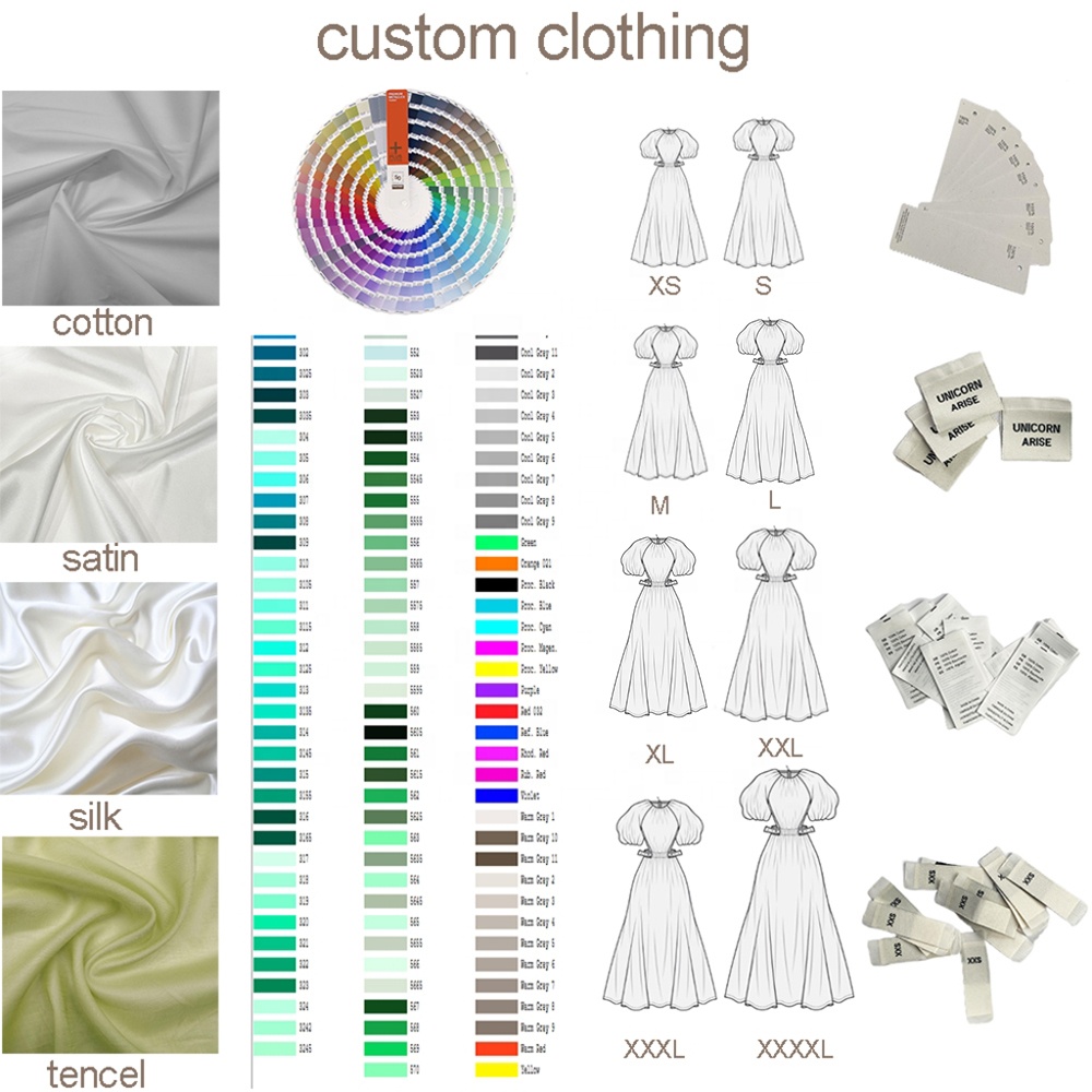 Modest Dresses Private Label Customized Fashion Special Exquisite v Neck Long Sleeve Printed Women Dress Vistidos
