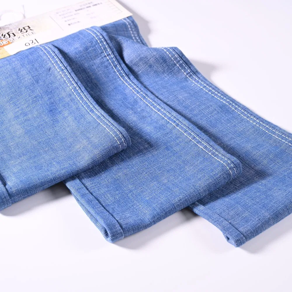 Colored Fade-Resistant Colorfast Denim Fabric for for Women' Apparel