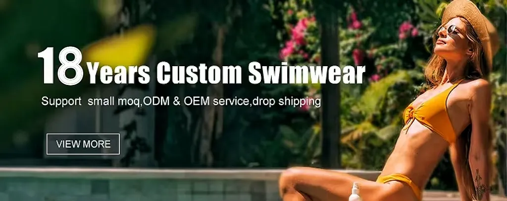 Custom Beach Resort Sexy 3 Pieces Girls Bikini Swimsuit Set for Women Low Wais Summer Dress Fashion Beach Wear Swimwear