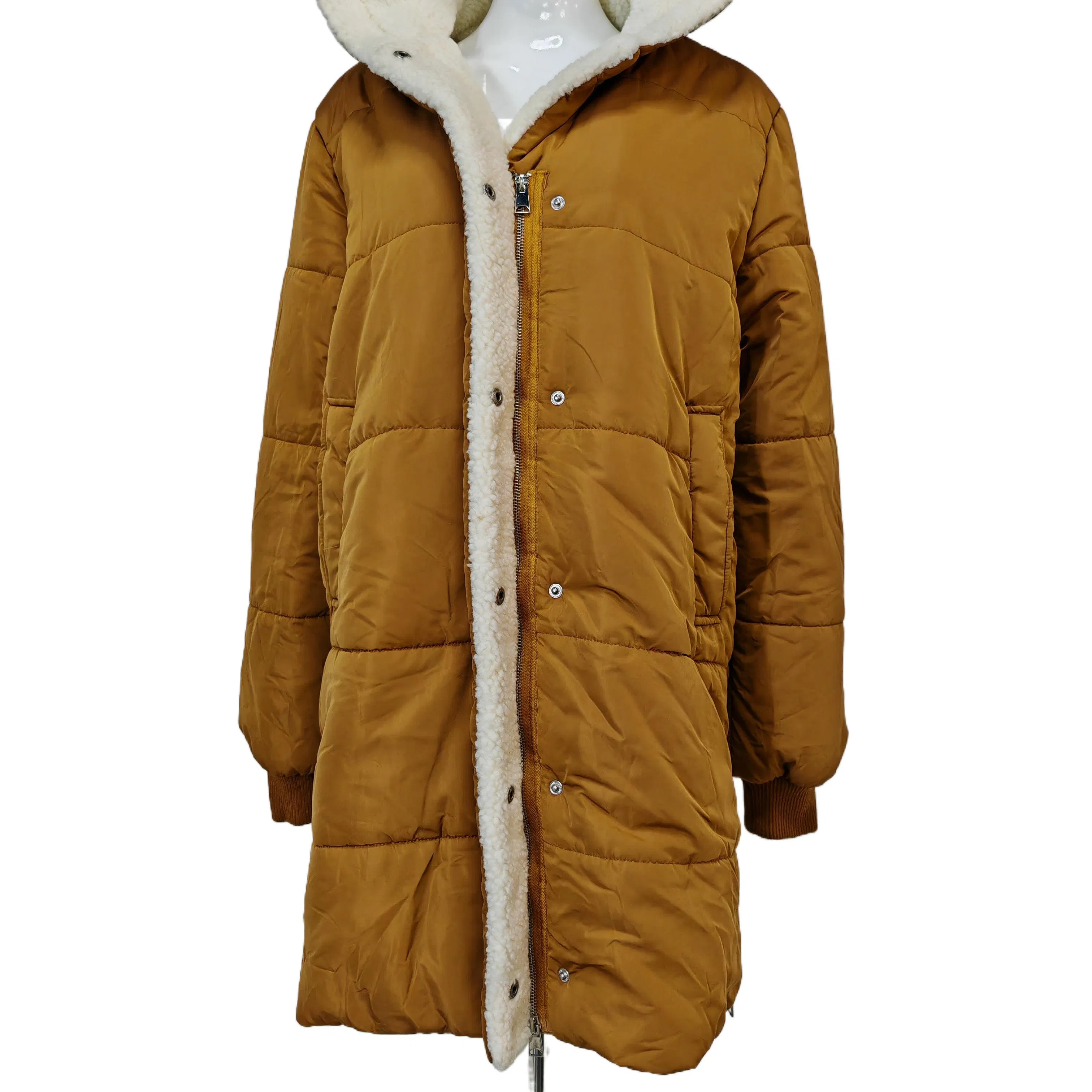 Winter New Style Hooded Straight Tube MID-Length Women's Outerwear Downwear for Women