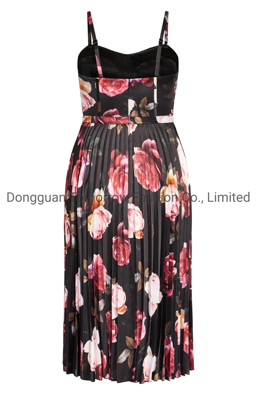 Sweetheart Neck China Apparel Factory Wholesale Fashion MIDI Clothes Summer Elegant Sexy High Waist Maxi Clothing Plus Size Women Dress