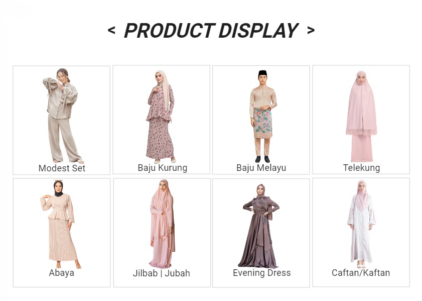 Stylish Sipo Baju Kurung Attire for Modern Muslim Women