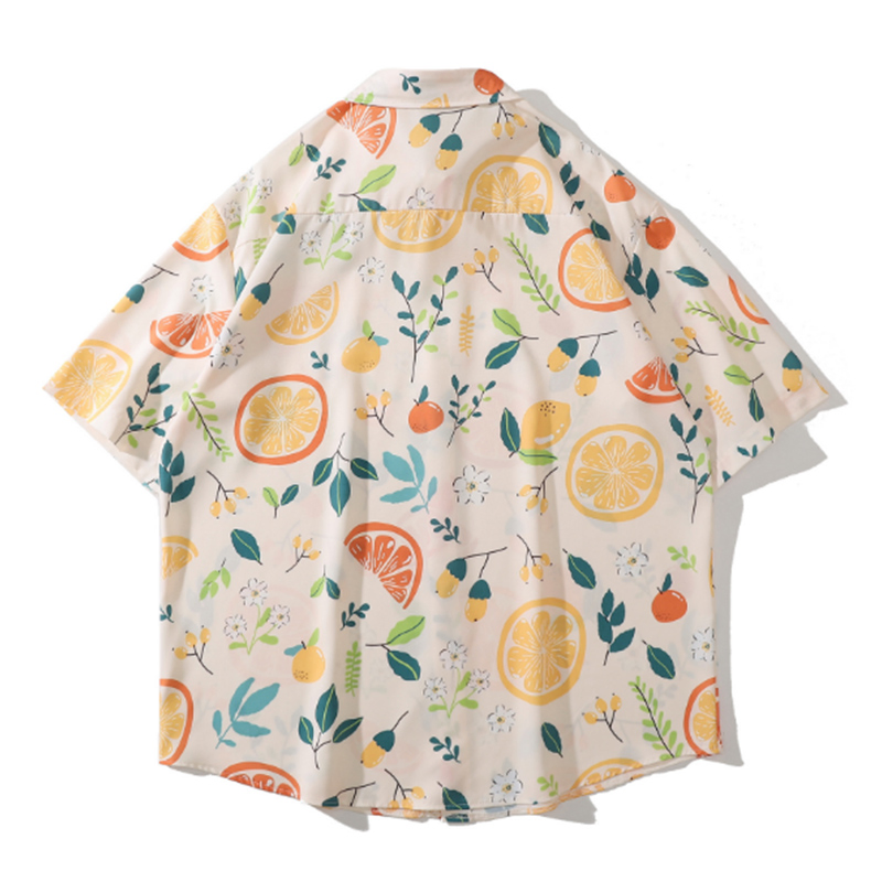 Summer Men's Short Sleeve Shirt Custom Shirt Resort Clothing Men Beach Wear Cotton Hawaiian Shirts Wholesale Artist Aloha
