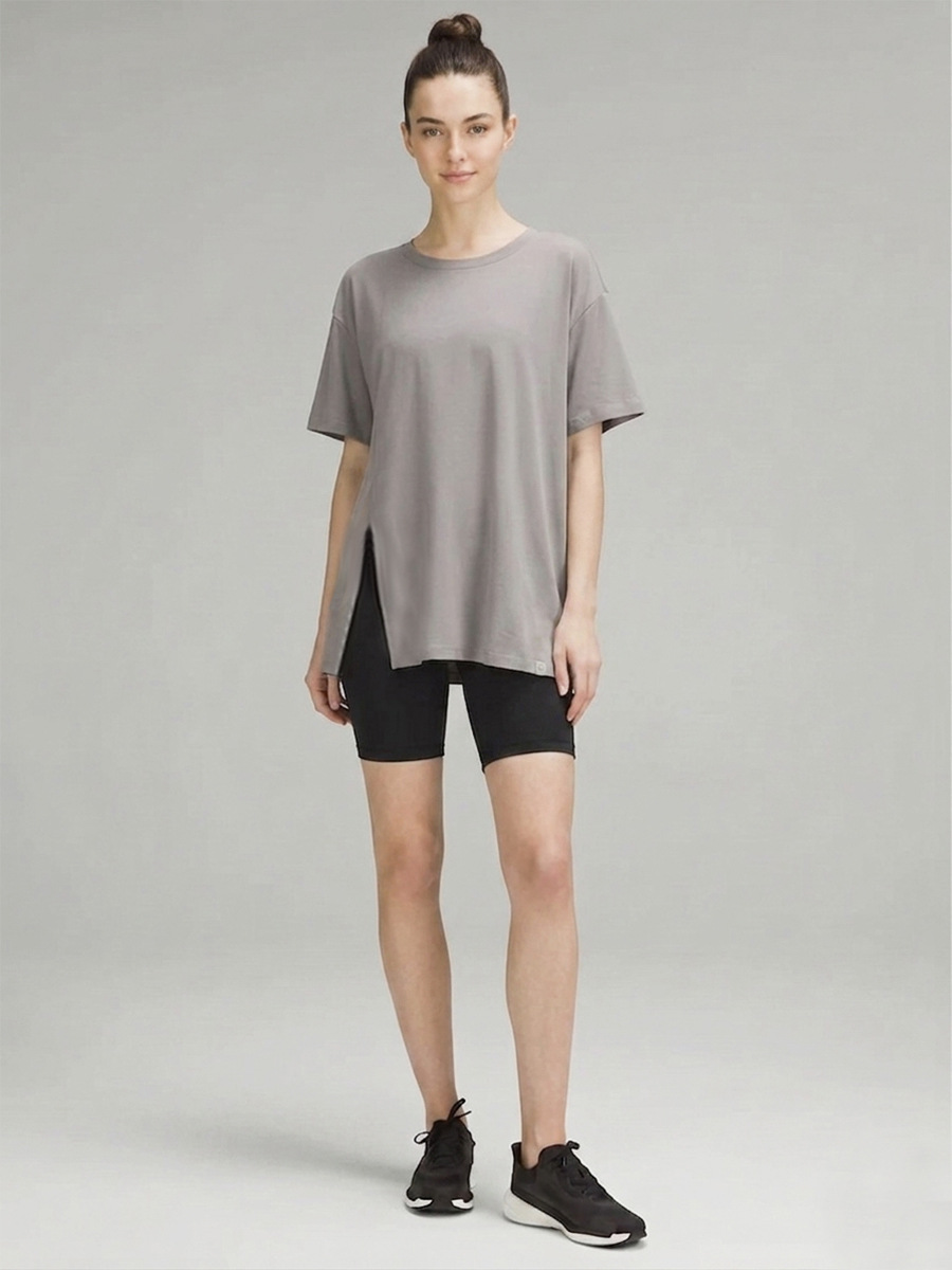 OEM Women's O-Neck Short Sleeve T-Shirt Nylon Spandex Casual Slimming Soft Skin-Friendly Comfortable Sports Summer