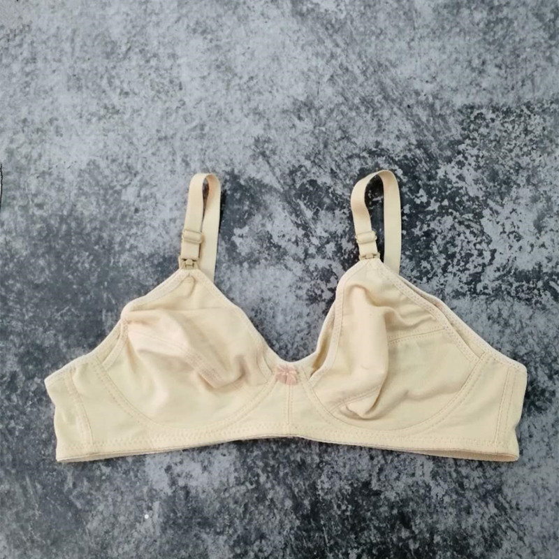 Wholesale Cheap Front Open Breastfeeding Bra for Pregnant Women Maternity Nursing Bra Everyday Style Woven Printed Wire Free