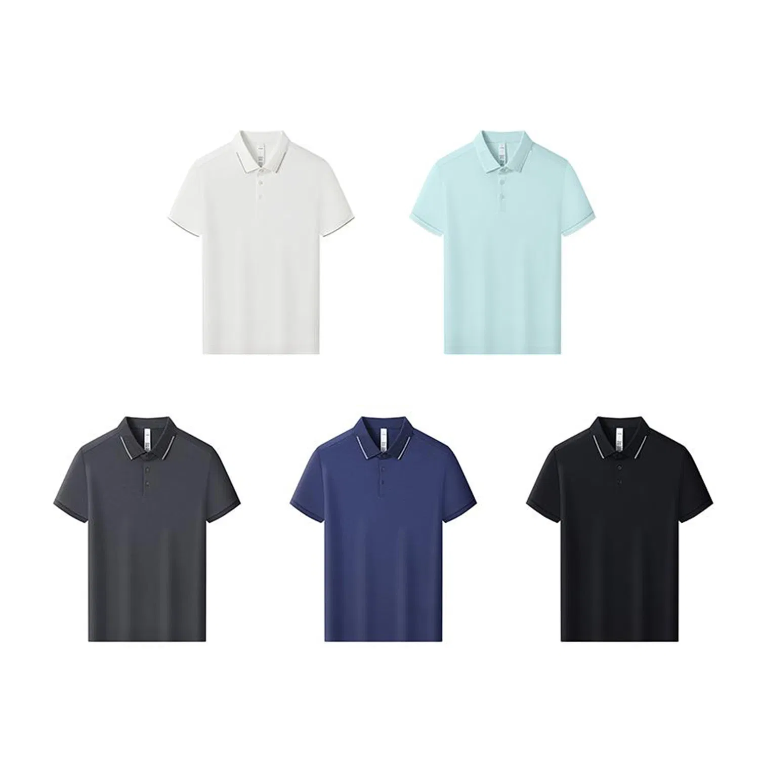 Customizable Summer Polo Shirt for Breathable Business Attire