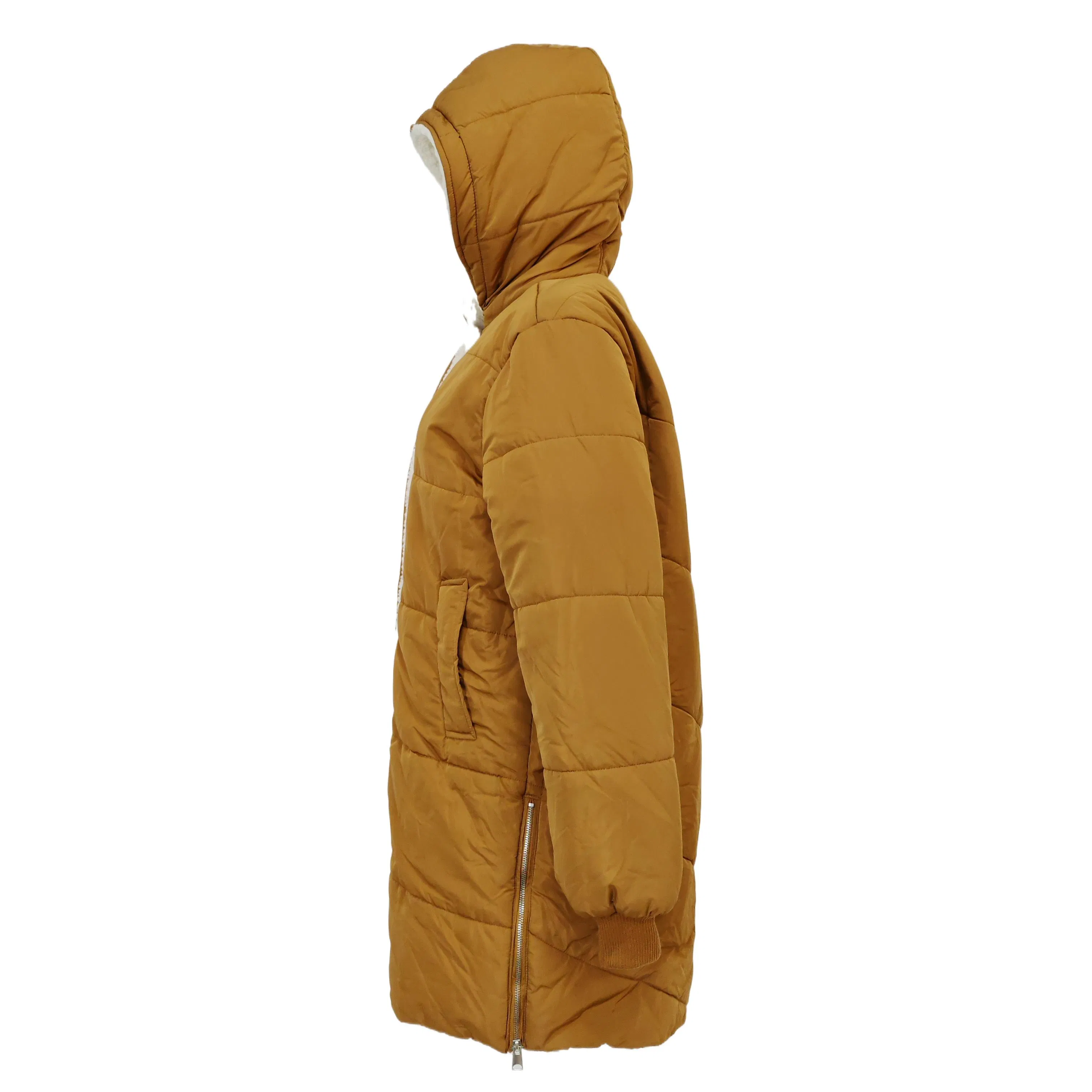 Winter New Style Hooded Straight Tube MID-Length Women's Outerwear Downwear for Women