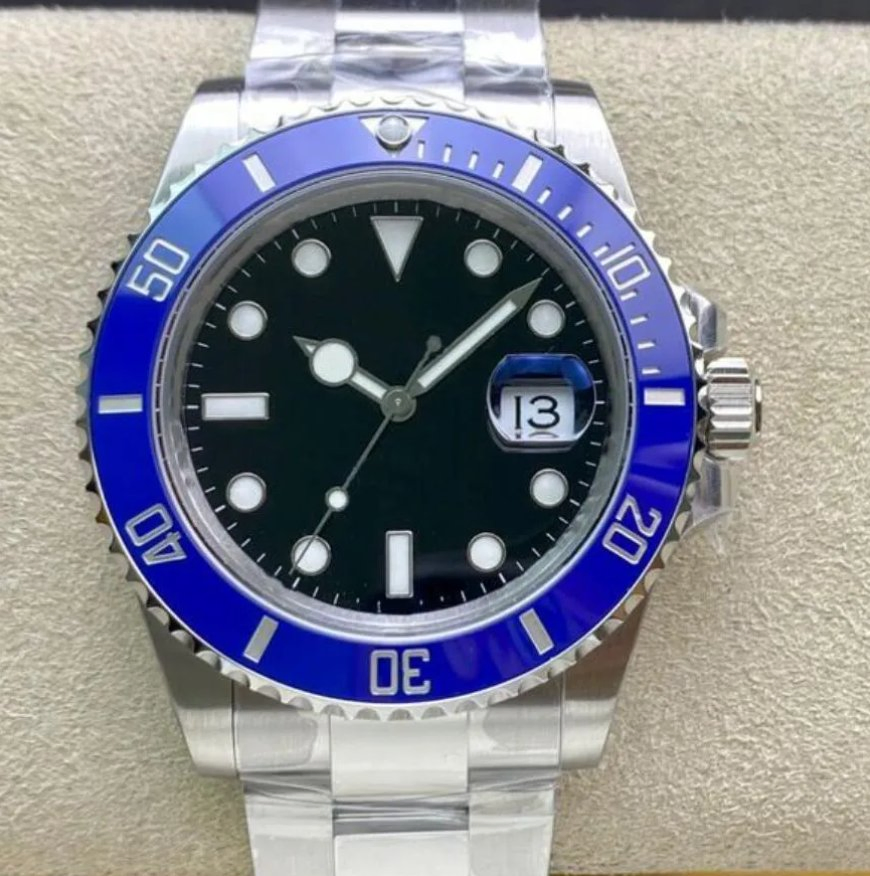 Men Luxury Automatic Watch Stainless Steel Waterproof Luminous Sapphire Glass Round Mechanical Wristwatch Premium Gift Box
