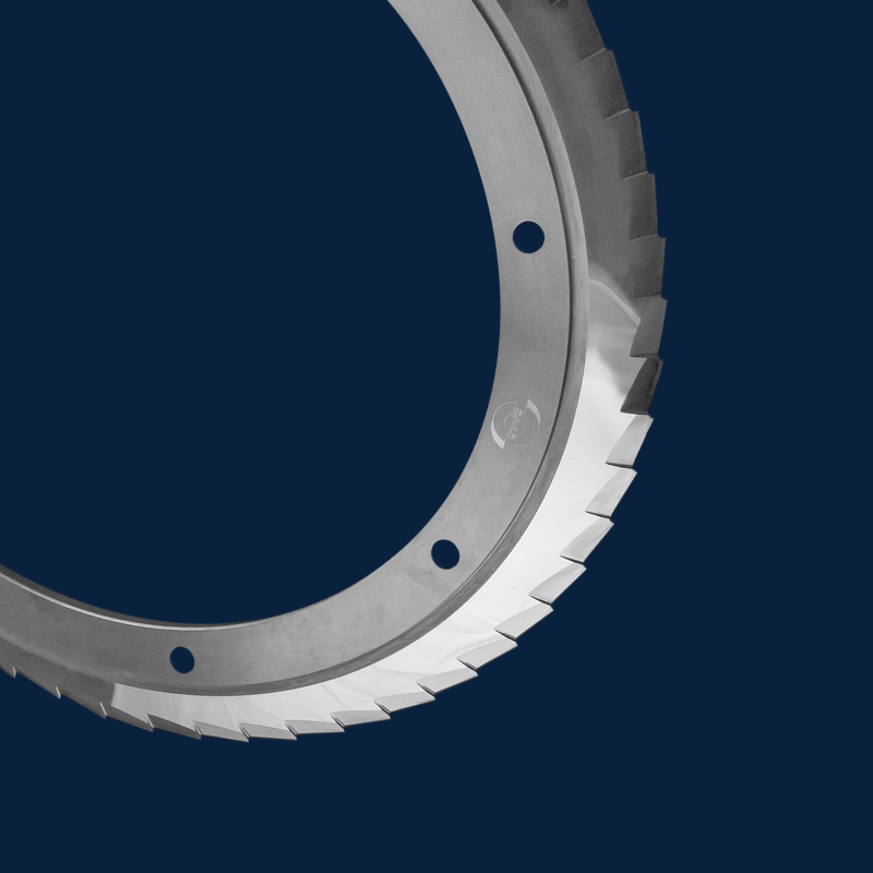High-Quality Premium Carbide Helical Tooth Circular Saw Blade / Rotary Trimmer Knife for Paper Industry Manufacturers, Factories