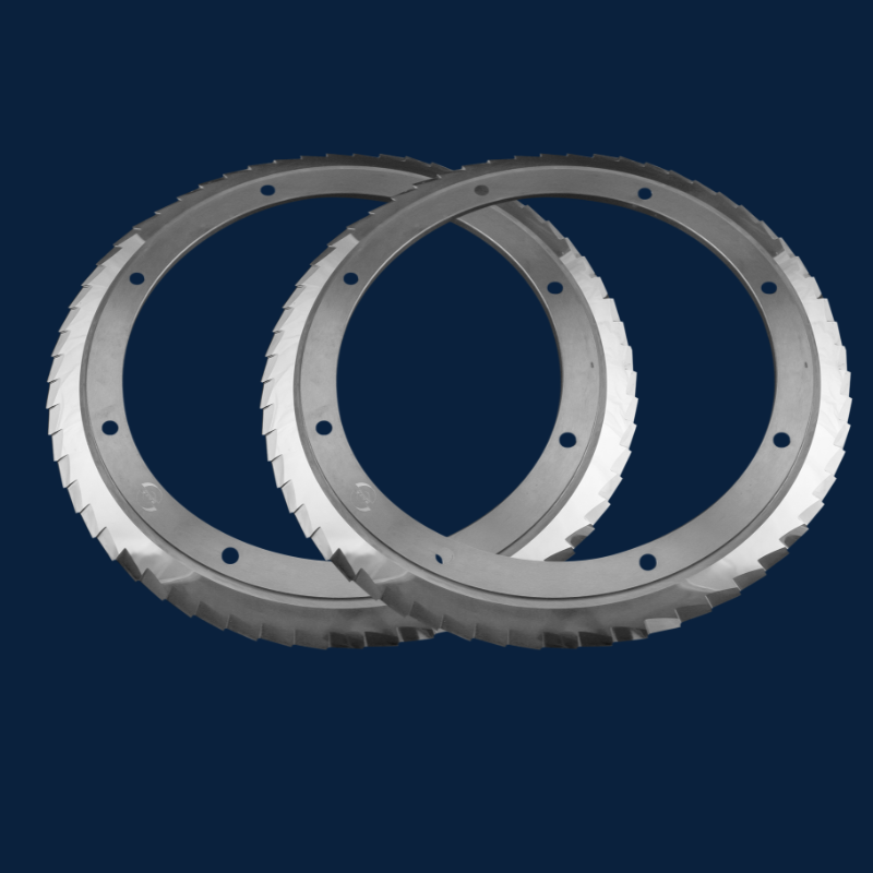 High-Quality Premium Carbide Helical Tooth Circular Saw Blade / Rotary Trimmer Knife for Paper Industry Manufacturers, Factories