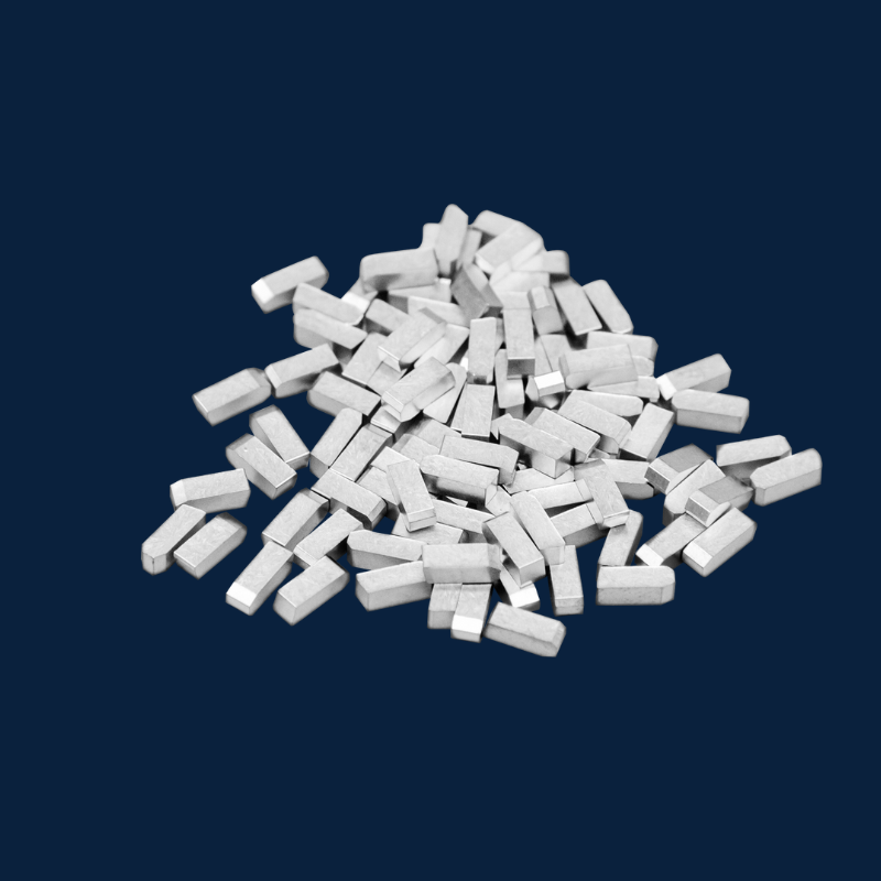 Custom High Precision Cermet Saw Saw Tips for Circular Metal Sawing Manufacturers, Supplier