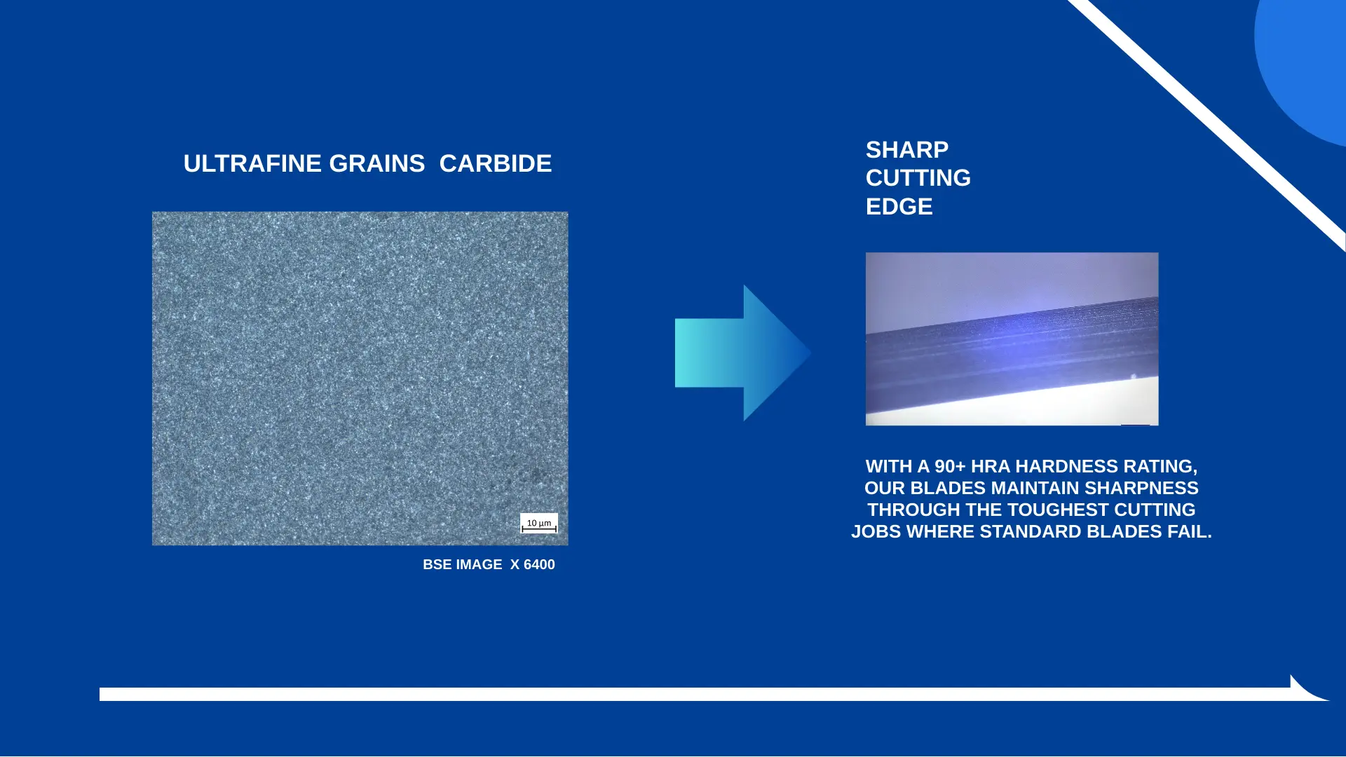 Carbide Guillotine Knife