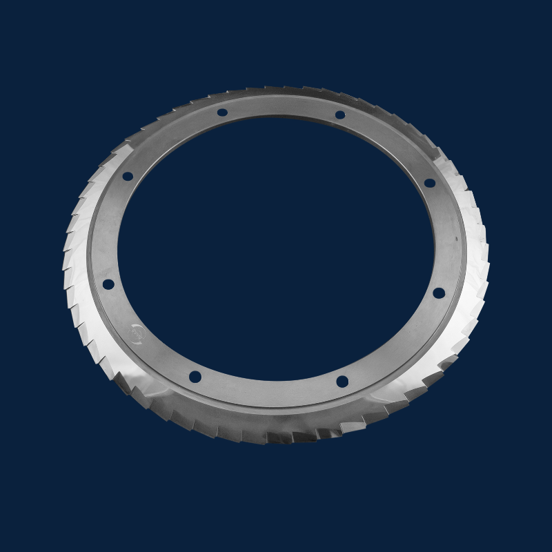 High-Quality Premium Carbide Helical Tooth Circular Saw Blade / Rotary Trimmer Knife for Paper Industry Manufacturers, Factories