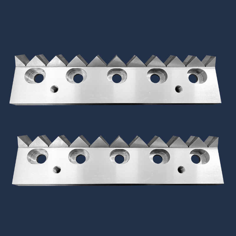 Custom Shear Blades Crush Blades for Plastic Rubber Recycling Crushing Machine Manufacturers, Factories