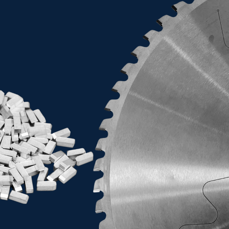 Custom High Precision Cermet Saw Saw Tips for Circular Metal Sawing Manufacturers, Supplier