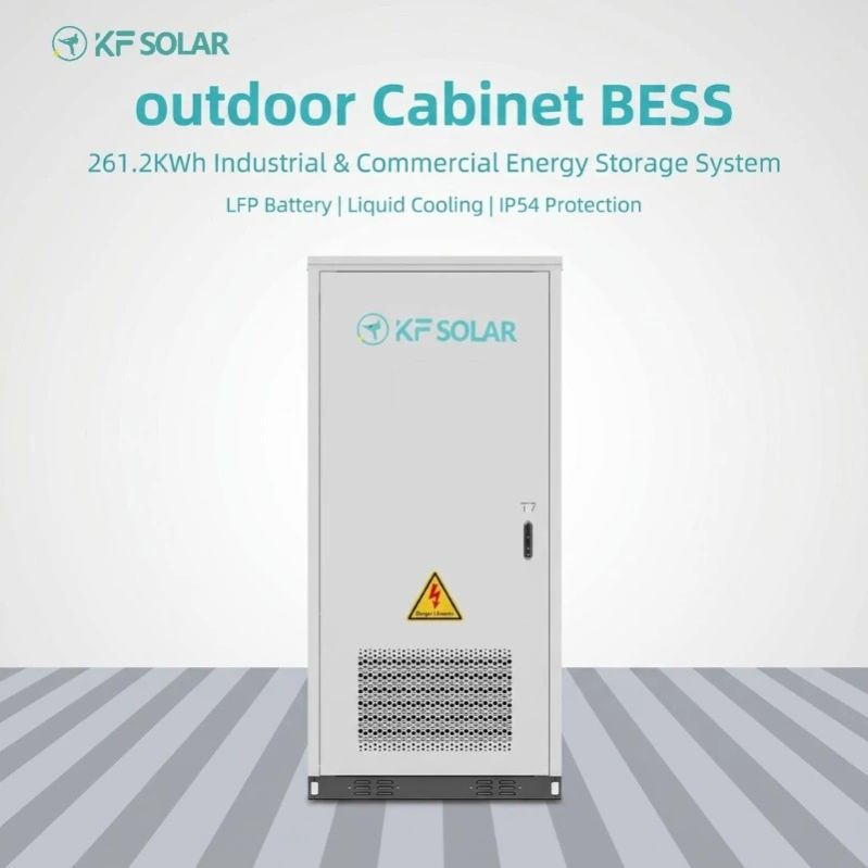 Kfsolar 261kwh Sistema de Almacenamiento de Energía al Aire Libre en Contenedores Bess para Escala Comercial, Industrial y de Servicios Públicos Solar para Estabilizar la Red Eléctrica