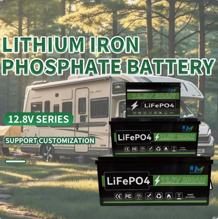 Batería 12V 24V LiFePO4 Batería 50ah 100ah 150ah 200ah Ion de Litio LiFePO4 Paquete de Batería para Almacenamiento de Energía Solar Batería Recargable