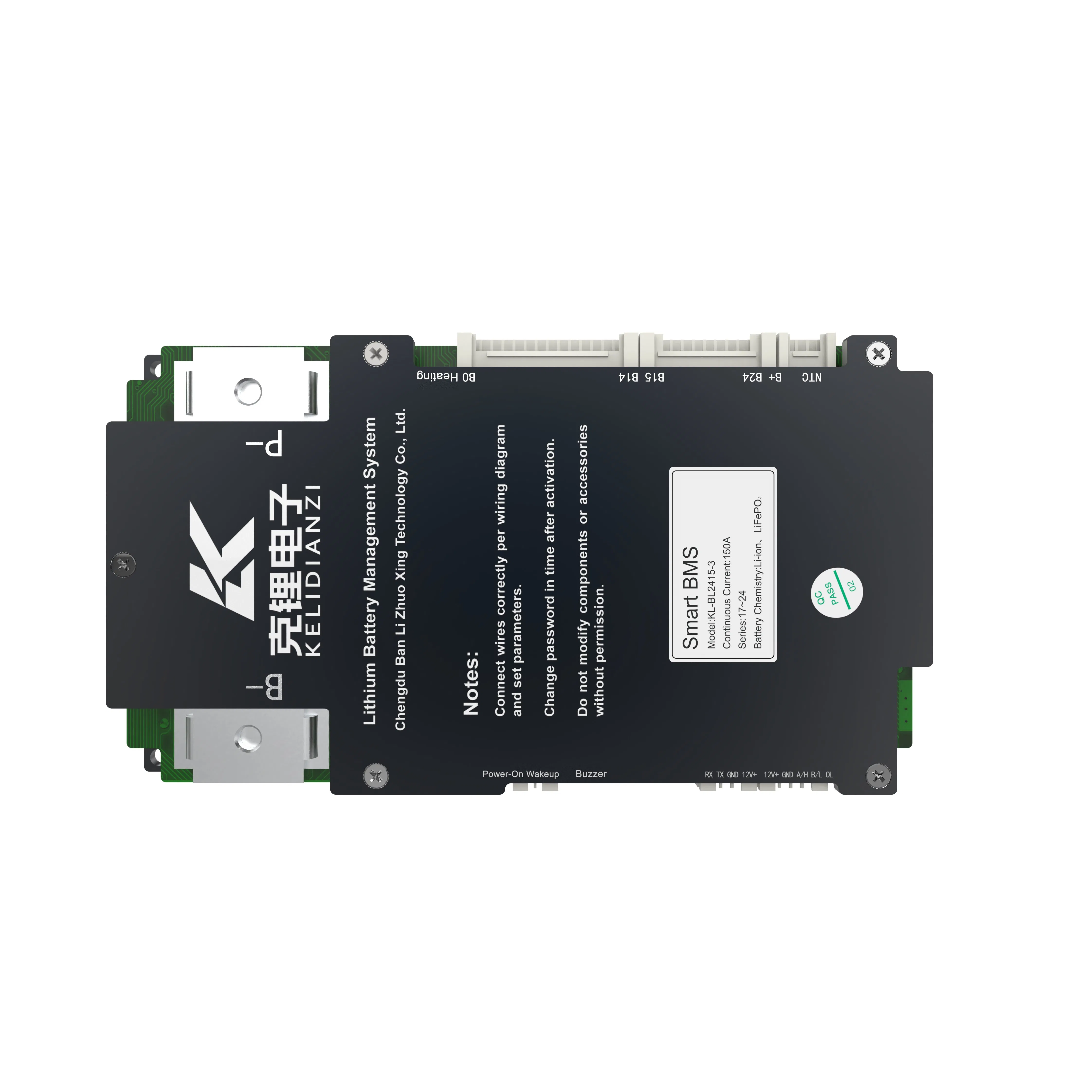 Bajo Balance 24V 150A Sistema de Gestión de Baterías Bluetooth 8s Sistema de Gestión de Baterías 25.6V PCB de Protección de Calentamiento a Baja Temperatura para RV