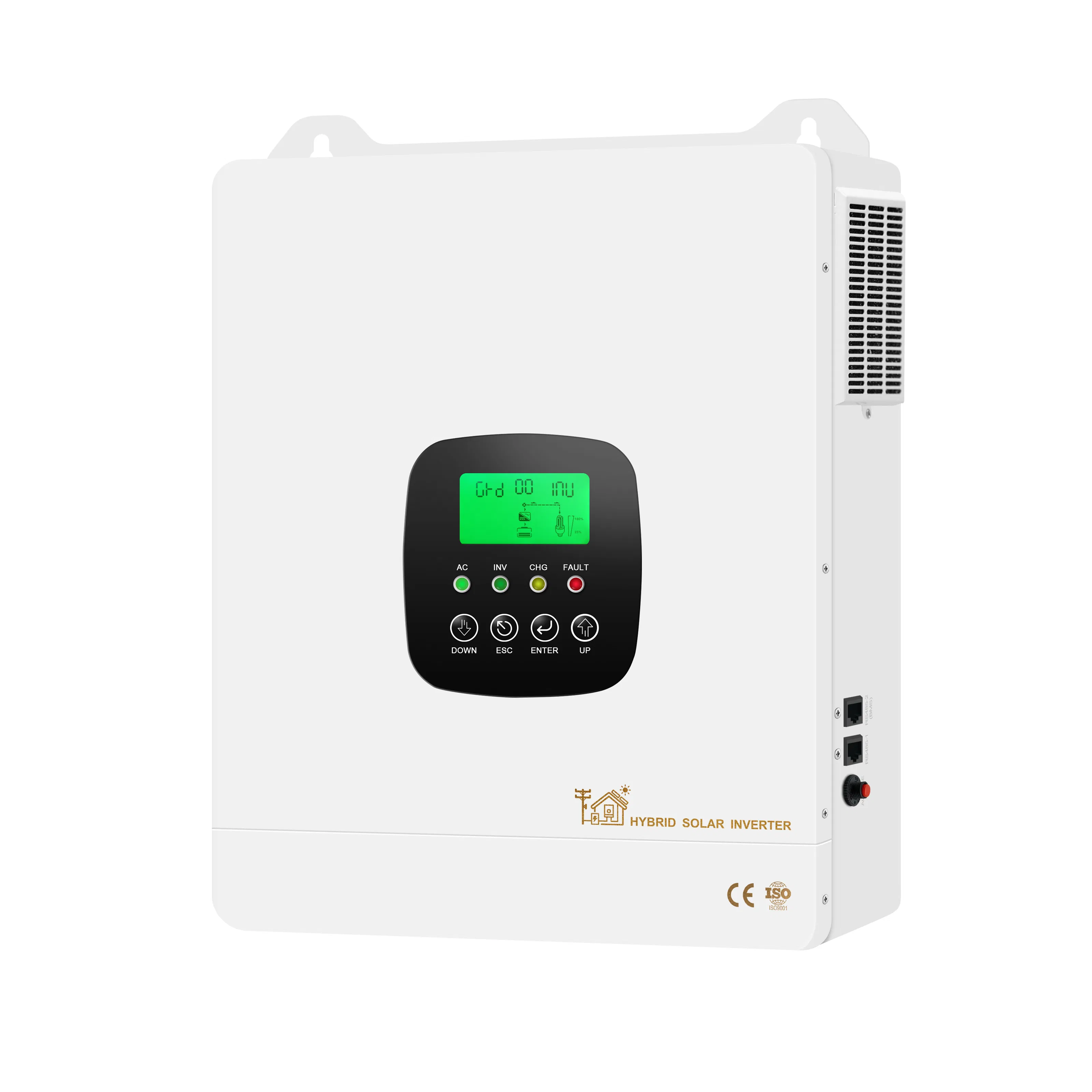 Batería de Almacenamiento de Energía Solar Fotovoltaica de Fosfato de Hierro de Litio Montada en Pared 5-Degree 5kwh LiFePO4 Batería