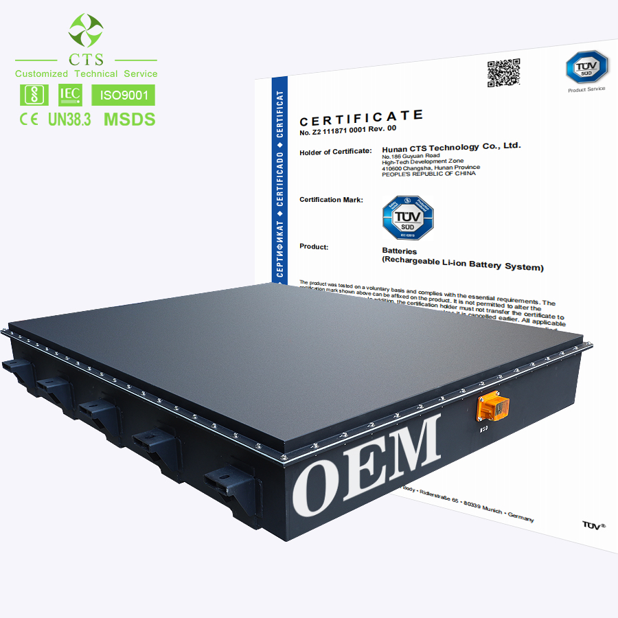 Módulo de Batería Prismática 400V 500V 200ah Módulo de Batería de Ión de Litio para ATV Agv 100kwh