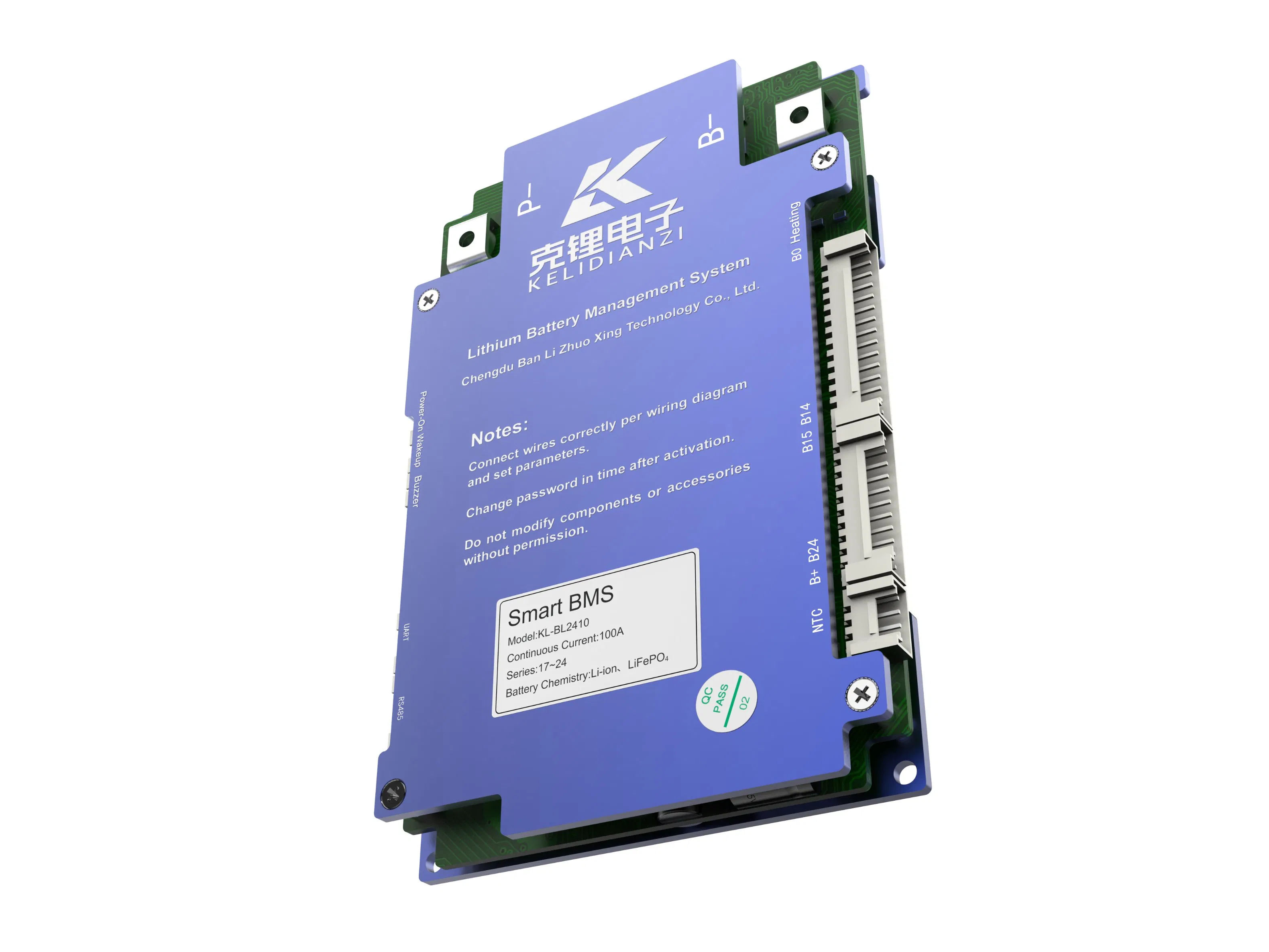 Placa de Protección de Batería de Litio con Balance Activo de Alta Corriente 200A 300A 72V 48V BMS Inteligente para Almacenamiento de Energía Residencial