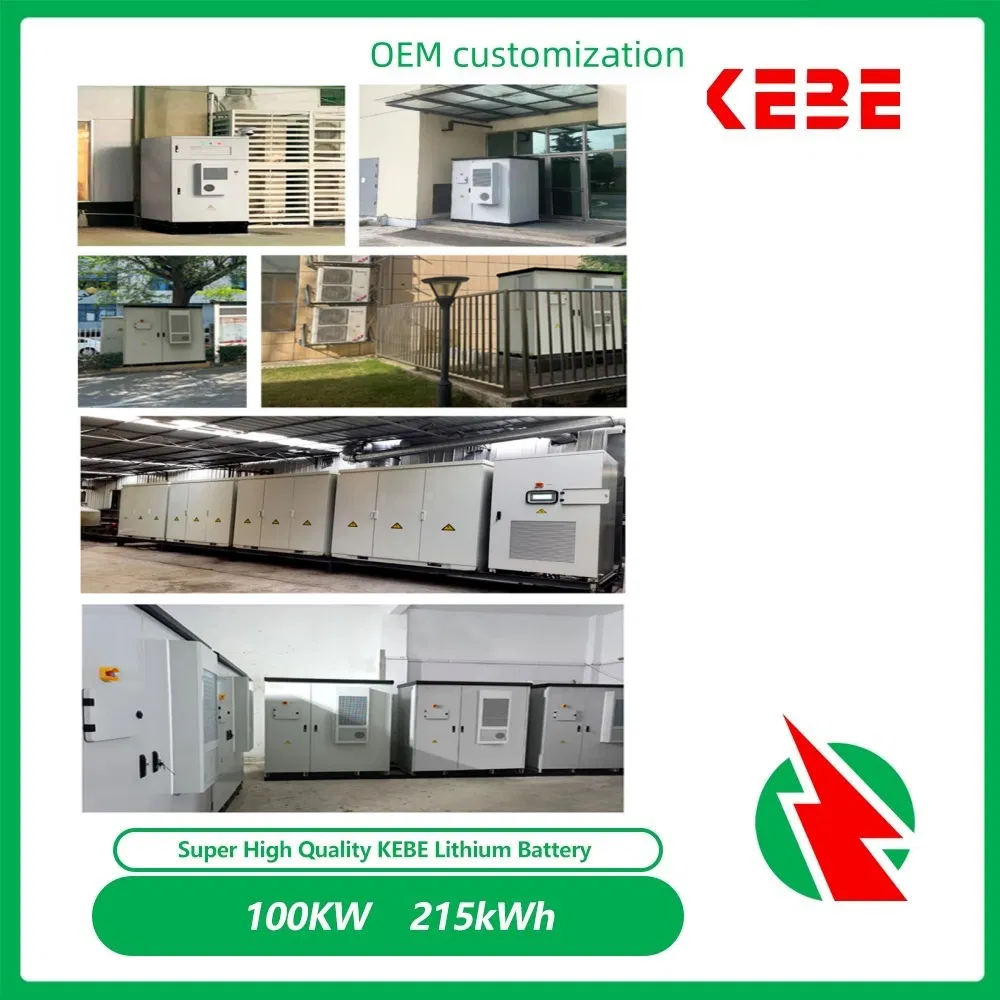 215kwh 500kwh $0.115/Wh Sistema de Energía Solar Distribuido 100kw200kw Batería de Almacenamiento de Energía Industrial y Comercial en Configuración Paralela y en Serie