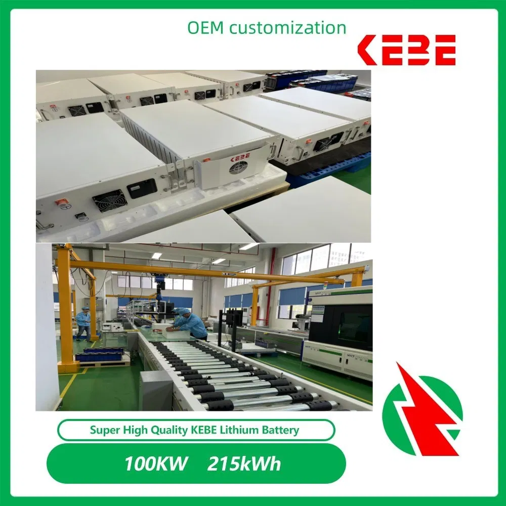 100kw200kw 215kwh 500kwh Sistema de Almacenamiento de Energía Solar Industrial y Comercial de Batería Distribuida de Larga Duración $0.115/Wh LiFePO4