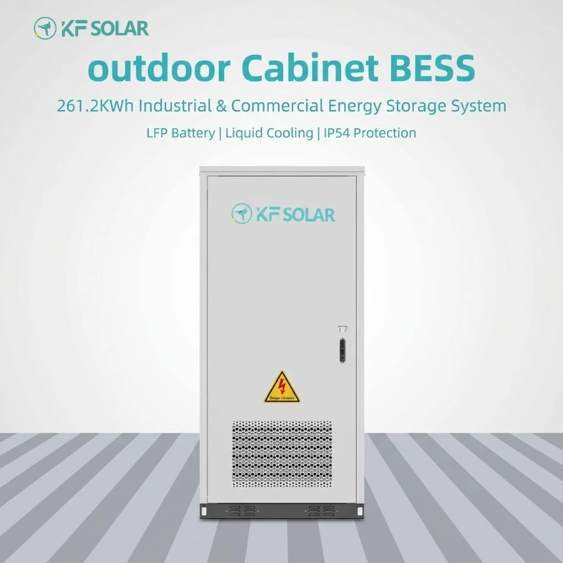 Sistema de Almacenamiento de Energía Solar Bess para Gabinete Industrial de Alta Tensión 261kwh