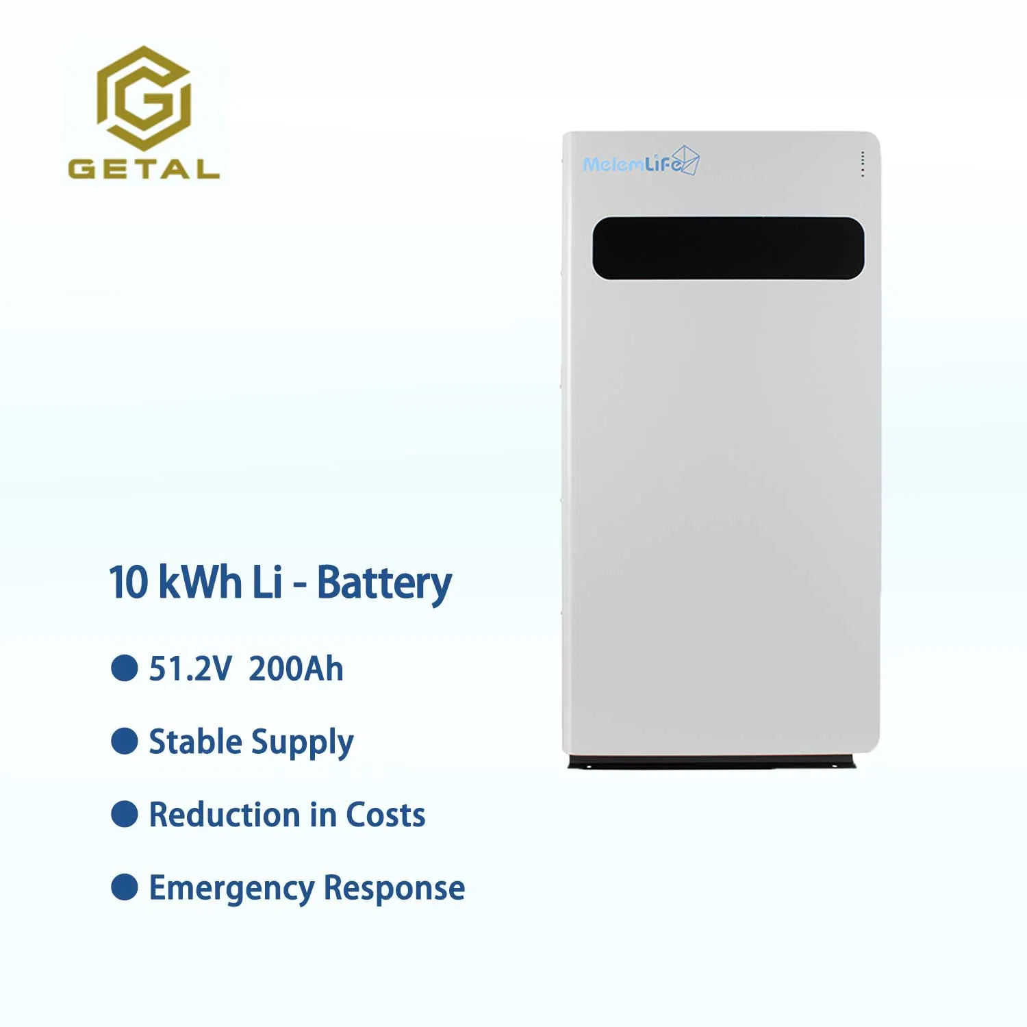 Supercapacitor LiFePO4 Batería de litio solar 51.2V 5kwh 10kwh 20kwh 30kwh Batería de almacenamiento de energía doméstica