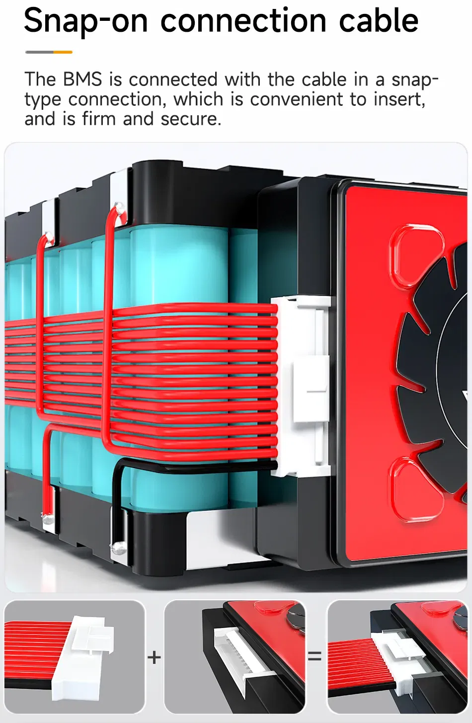 Sistema de Gestión de Baterías BMS de Alta Calidad Uli 48V LiFePO4 Paquete de Baterías para Almacenamiento Solar 24V 100A 4s 7s 8s 12V