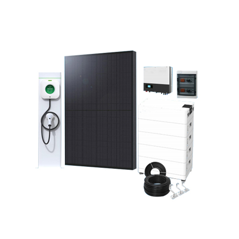 Módulo integrado de generador de energía solar para almacenamiento fotovoltaico residencial y cargador de vehículos eléctricos de uso doméstico portátil 3kw 5kw 8kw 10kw