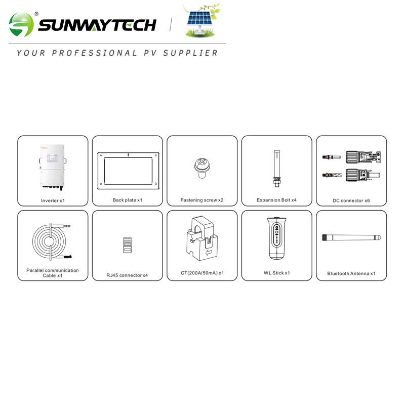 Inversor Solar Híbrido de Alta Eficiencia Solis 16kw para Soluciones de Almacenamiento de Energía Inteligente con LCD
