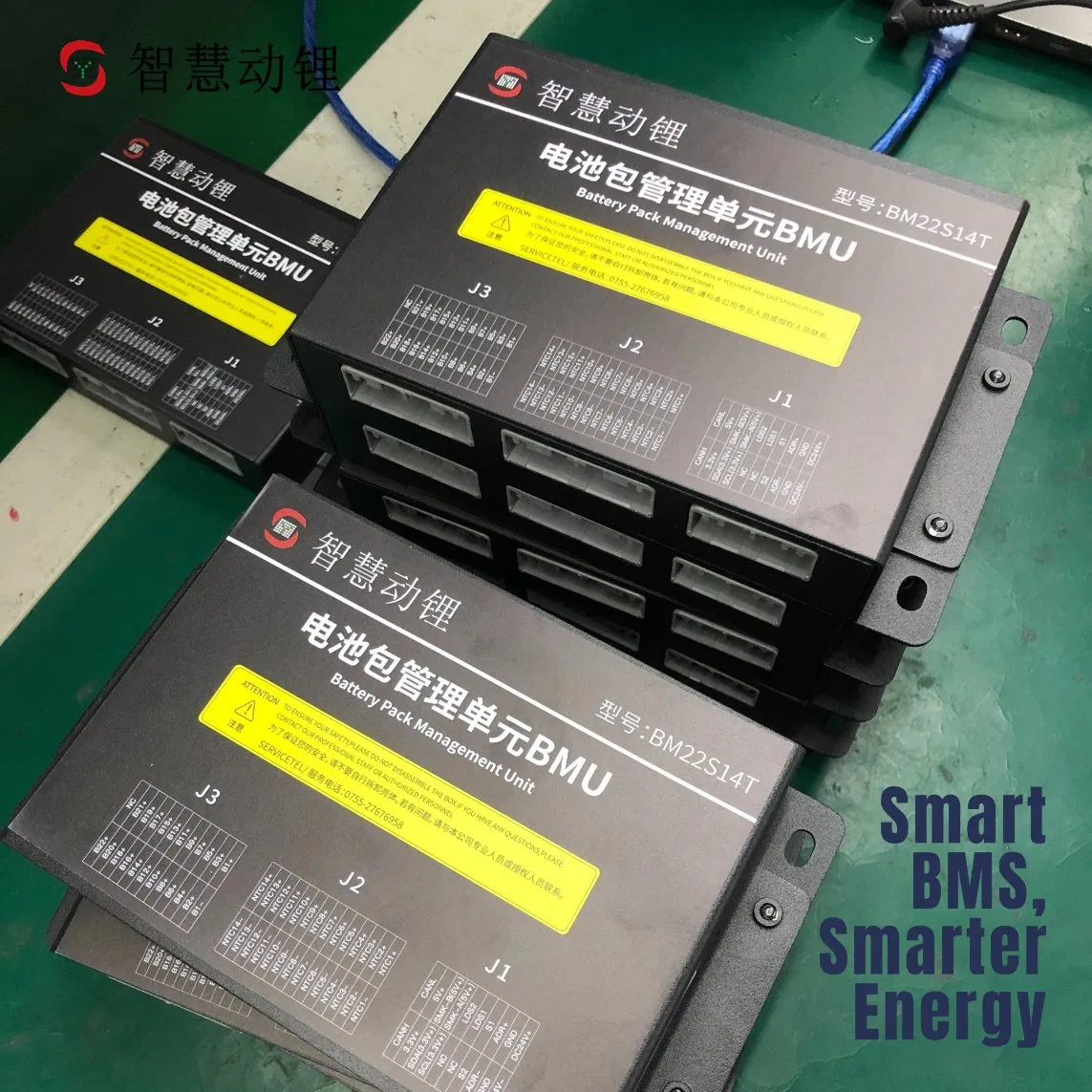Sistema de Almacenamiento de Energía de Alta Tensión BMS Inteligente Maestro y Esclavo con Caja de Control de Alta Tensión