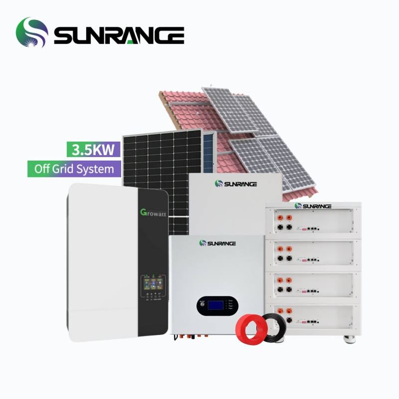 Kit Solar Completo 5kw 8kw 10kw Kit Solar Híbrido Fuera de la Red para Uso Residencial y Comercial 20kw 30kw Sistema de Almacenamiento de Energía Solar con Batería de Litio