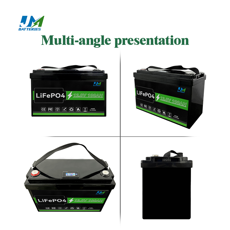 Batería 12V 24V LiFePO4 Batería 50ah 100ah 150ah 200ah Ion de Litio LiFePO4 Paquete de Batería para Almacenamiento de Energía Solar Batería Recargable