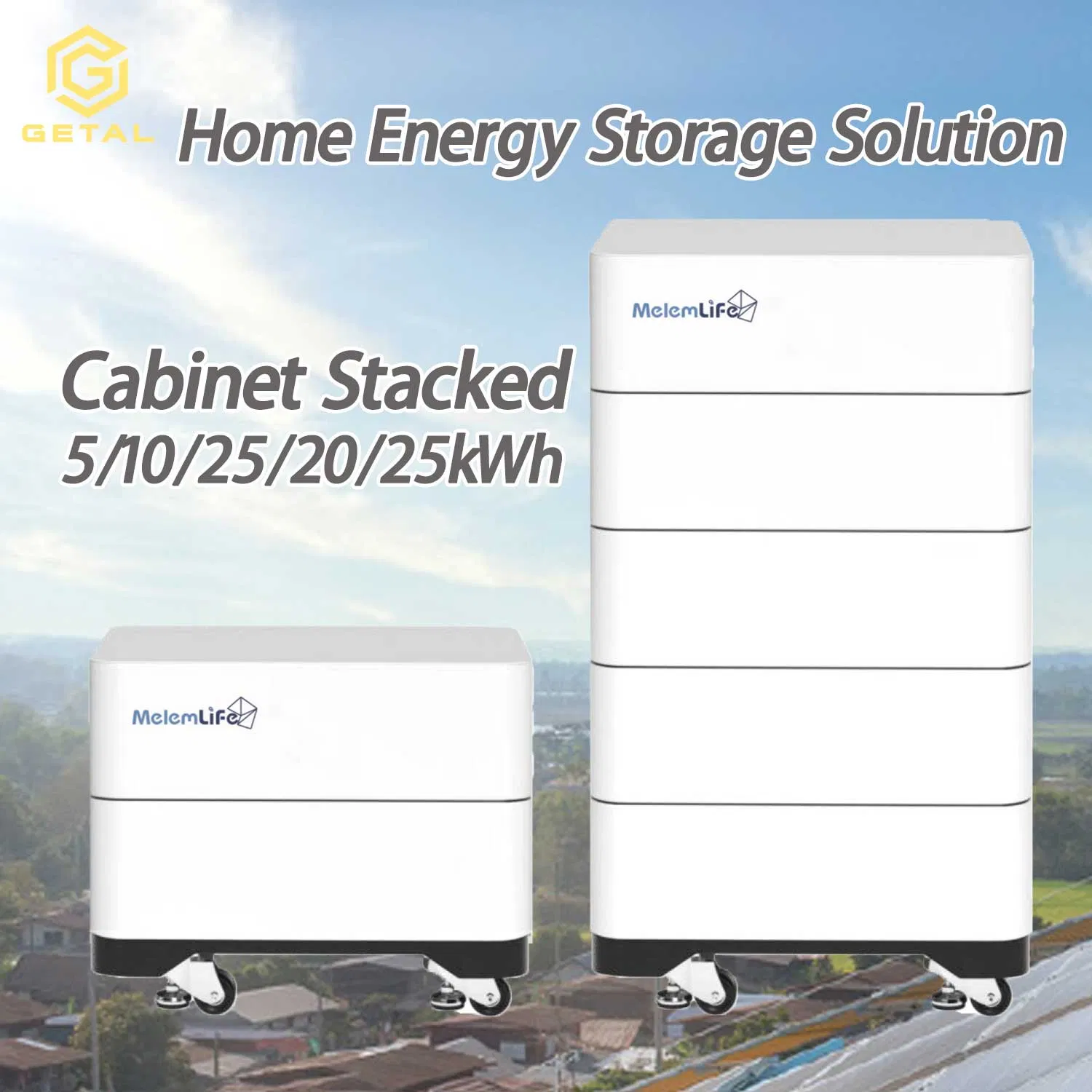 Batería de almacenamiento de energía doméstica solar renovable 5kwh/Module