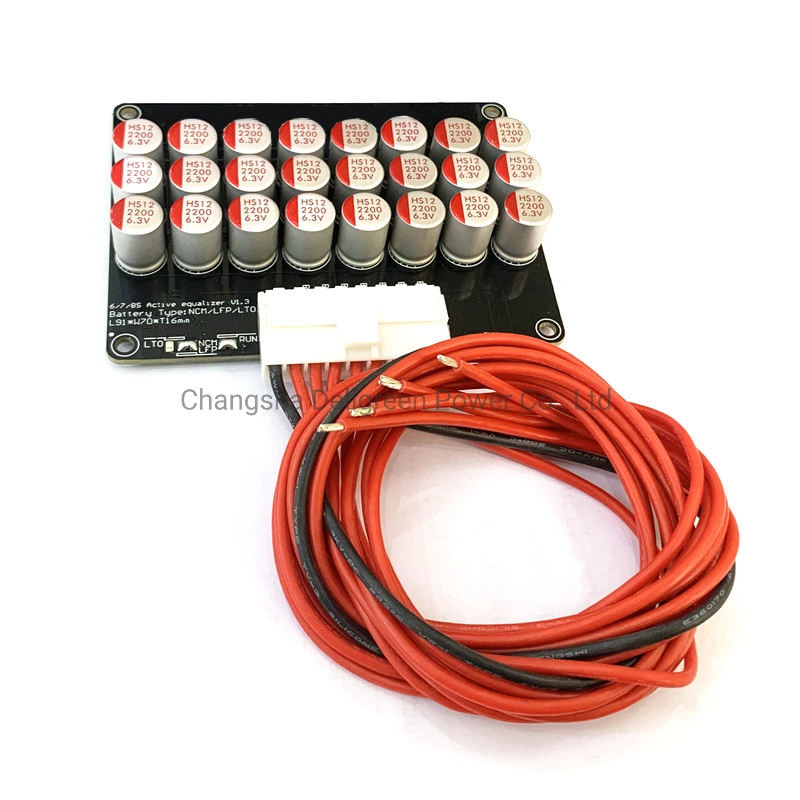 5A Ecualizador Activo Balanceador 3s 4s 8s 17s LiFePO4 Módulo de Ecualización Activa de Batería de Litio Lipo Lto que se Ajusta a Capacitor